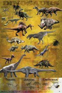 POSTER DINOSAUR    61 X 91.5 CM