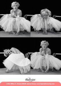 POSTER MARILYN MONROE BALLERINA  61 X 91.5 CM