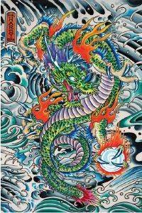 POSTER ED HARDY DRAGON 61 X 91.5 CM POSTER ED HARDY DRAGON 61 X 91.5 CM
