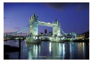 POSTER  TOWER BRIDGE  61 X 91.5 CM