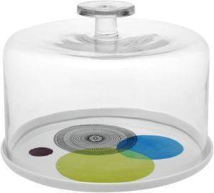 ΤΟΥΡΤΙΕΡΑ SALT & PEPPER KALEIDOSCOPE ΓΥΑΛΙΝΗ 27CM ΤΟΥΡΤΙΕΡΑ SALT & PEPPER KALEIDOSCOPE ΓΥΑΛΙΝΗ 27CM