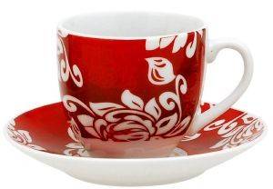 ΣΕΤ ΦΛΥΤΖΑΝΙΑ ΚΑΦΕ HOME DESIGN FLOWERS KOKKINO (6ΤΕΜ) ΣΕΤ ΦΛΥΤΖΑΝΙΑ ΚΑΦΕ HOME DESIGN FLOWERS KOKKINO (6ΤΕΜ)