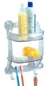 INTERDESIGN, ΒΑΣΗ ΜΕ ΡΑΦΙΑ POWERLOCK CLEAR INTERDESIGN, ΒΑΣΗ ΜΕ ΡΑΦΙΑ POWERLOCK CLEAR