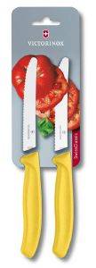 VICTORINOX TOMATO AND SAUSAGE KNIFE 11CM ΚΙΤΡΙΝΟ 2ΤΕΜ VICTORINOX TOMATO AND SAUSAGE KNIFE 11CM ΚΙΤΡΙΝΟ 2ΤΕΜ