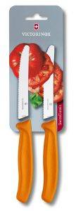 VICTORINOX TOMATO AND SAUSAGE KNIFE 11CM ΠΟΡΤΟΚΑΛΙ 2ΤΕΜ VICTORINOX TOMATO AND SAUSAGE KNIFE 11CM ΠΟΡΤΟΚΑΛΙ 2ΤΕΜ