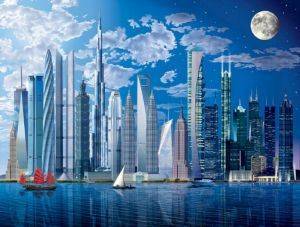 ΦΩΤΟΤΑΠΕΤΣΑΡΙΑ WORLD\'S TALLEST BUILDINGS 366 X 254 CM ΦΩΤΟΤΑΠΕΤΣΑΡΙΑ WORLD\'S TALLEST BUILDINGS 366 X 254 CM