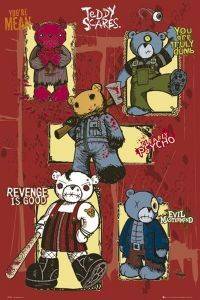 POSTER TEDDY SCARES 61 X 91.5 CM