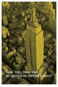 POSTER NEW YORK-(CITY QUOTE) 61 X 91.5 CM