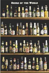 POSTER BEERS OF THE WORLD 61 X 91.5 CM POSTER BEERS OF THE WORLD 61 X 91.5 CM