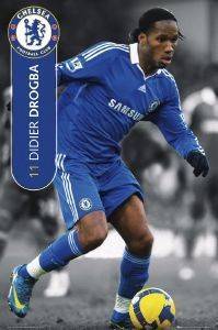 POSTER CHELSEA DIDIER DROGBA 61 X 91.5 CM
