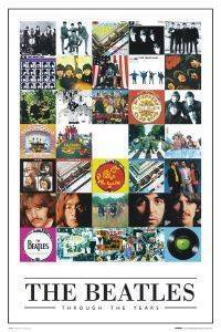 POSTER THE BEATLES THROUGH THE YEARS 61 X 91.5 CM