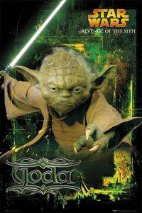 POSTER STAR WARS YODA 61 X 91.5 CM POSTER STAR WARS YODA 61 X 91.5 CM