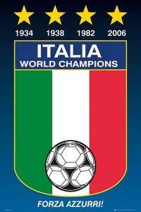 POSTER ITALY WORLD CUP 61 X 91.5 CM