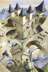 POSTER CASTLE OF ILLUSION 61 X 91.5 CM