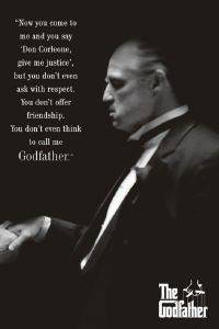 POSTER THE GODFATHER RESPECT 61 X 91.5 CM