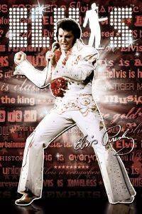 POSTER ELVIS VEGAS 61 X 91.5 CM