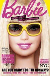 POSTER BARBIE MAGAZINE 61 X 91.5 CM