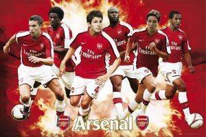 POSTER ARSENAL PLAYERS 61 X 91.5 CM