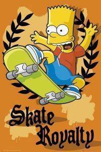 POSTER THE SIMPSONS SKATE ROYALTY 61 X 91.5 CM