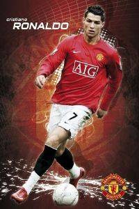 POSTER MANCHESTER UNITED CRISTIANO RONALDO 61 X 91.5 CM POSTER MANCHESTER UNITED CRISTIANO RONALDO 61 X 91.5 CM