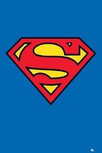 POSTER SUPERMAN (CLASSIC LOGO) 61 X 91.5 CM