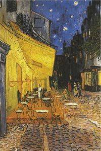 POSTER TERRASSE DE CAFE 61 X 91.5 CM