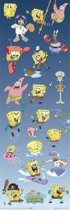 DOOR POSTER SPONGEBOB & PALS 53 X 158 CM DOOR POSTER SPONGEBOB & PALS 53 X 158 CM