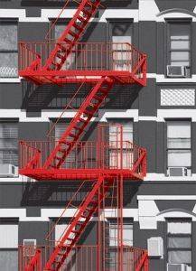 ΦΩΤΟΤΑΠΕΤΣΑΡΙΑ FIRE ESCAPE 183 X 254 CM ΦΩΤΟΤΑΠΕΤΣΑΡΙΑ FIRE ESCAPE 183 X 254 CM