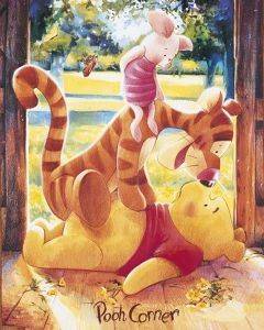 POSTER WINNIE THE POOH, POOH CORNER 40.6 X 50.8 CM