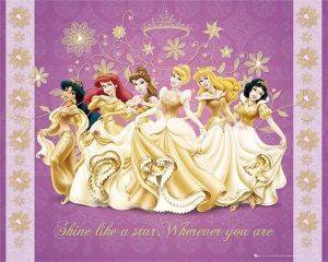 POSTER DISNEY PRINCESS SHINE 40.6 X 50.8 CM