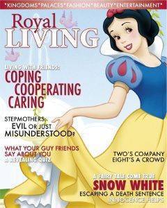 POSTER SNOW WHITE 40.6 X 50.8 CM