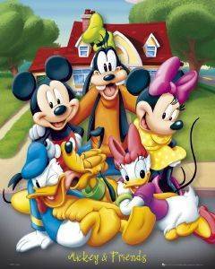 POSTER MICKEY MOUSE AND FRIENDS 40.6 X 50.8 CM