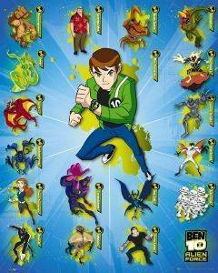 POSTER BEN 10 COMPLICATION 40.6 X 50.8 CM