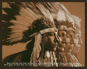 POSTER NATIVE WISDOM (40.6X50.8CM)