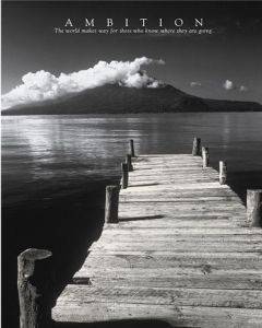 POSTER AMBITION 40.6 X 50.8 CM POSTER AMBITION 40.6 X 50.8 CM