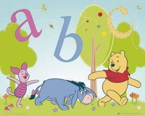 POSTER WINNIE ABC 40.6 X 50.8 CM