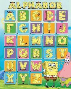 POSTER SPONGEBOB ALPHABOB 40.6 X 50.8 CM