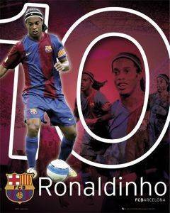 POSTER RONALDINHO 40.6 X 50.8 CM