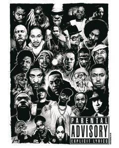 POSTER PARENTAL ADVISORY 40.6 X 50.8 CM POSTER PARENTAL ADVISORY 40.6 X 50.8 CM