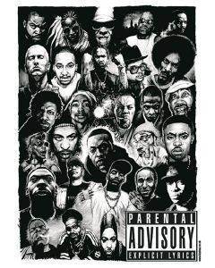 POSTER PARENTAL ADVISORY 40.6 X 50.8 CM