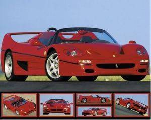 POSTER FERRARI F-50 40.6 X 50.8 CM POSTER FERRARI F-50 40.6 X 50.8 CM