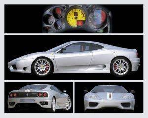 POSTER FERRARI CHALLENGE STRADALE F-50 40.6 X 50.8 CM