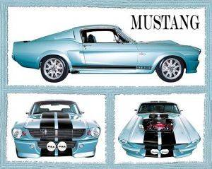 POSTER FABULOUS MUSTANG 40.6 X 50.8 CM