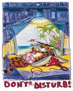POSTER DON'T DISTURB 40.6 X 50.8 CM