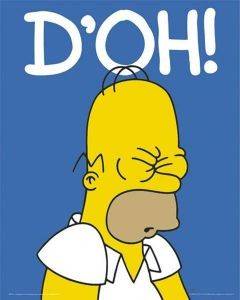 POSTER THE SIMPSONS 40.6 X 50.8 CM POSTER THE SIMPSONS 40.6 X 50.8 CM