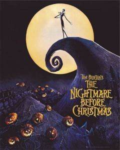 HAMMOND GOWER POSTER THE NIGHTMARE BEFORE XMAS 40.6 X 50.8 CM