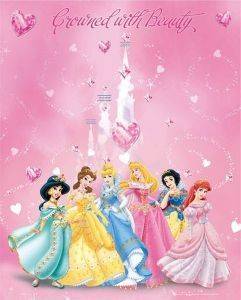 POSTER DISNEY PRINCESS CROWNED 40.6 X 50.8 CM