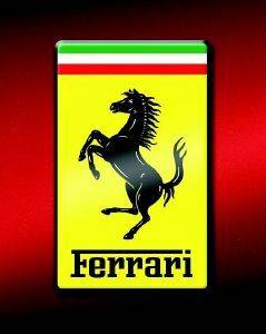 POSTER FERRARI (LOGO) 40.6 X 50.8 CM