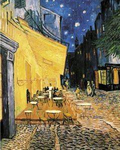 POSTER VINCENT VAN GOGH TERRASSE DE CAFE 40.6 X 50.8 CM