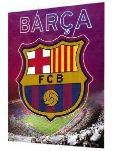 3D POSTER BARCELONA CREST 47 X 67 CM